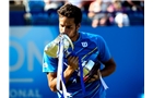 EASTBOURNE, ENGLAND - JUNE 21:  Feliciano Lopez of Spain celebrates with the trophy after winning the Men's Final between Richard Gasquet of France and Feliciano Lopez of Spain at the Aegon International at Devonshire Park on June 21, 2014 in Eastbourne, England.  (Photo by Ben Hoskins/Getty Images)